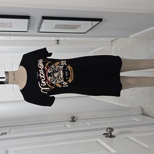 Short Sleeve Print T-Shirt Mini Dress